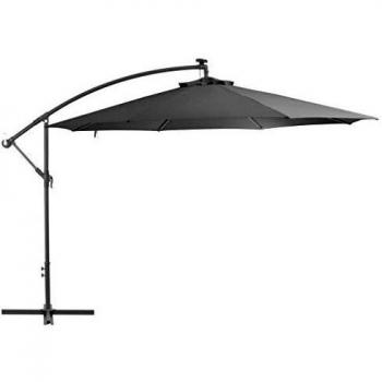 Cantilever Garden Parasol with Aluminium Pole 350 cm Anthracite