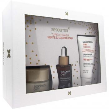 Sesderma C-Vit Pack Luminosidad Sérum 30ml + Crema Gel 50ml + Leche Corporal Radiante 50ml