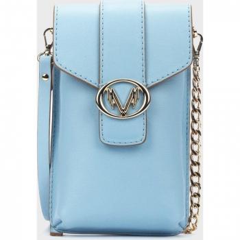 Bolso para móvil de piel en color azul claro - Martinelli