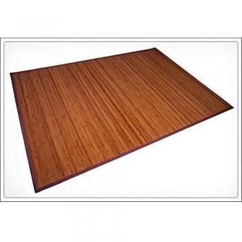 Bambú Alfombra # Tamaños Diferentes # bambú alfombra - 5 o 17 mm bambú ancho., marrón, 230x160 cm - 17mm Bambusbreite