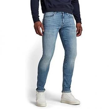 G-Star RAW Men's Revend Skinny Jeans Light Indigo Aged 36W/36L