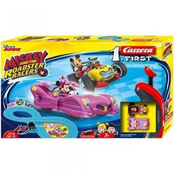 Carrera First- Mickey Mouse Circuito de Coches, 2,4 Meter