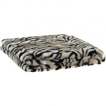 Manta DKD Home Decor Salvaje 130 x 170 x 2 cm Negro Amarillo Colonial