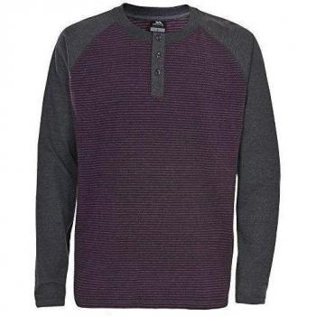 Trespass Mens Karakoram Long Raglan Sleeve Button Placket Top