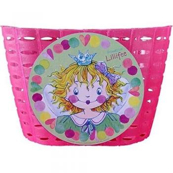 CESTA MANILLAR BIKE FASHION PRINCESA PLASTICO ROSA