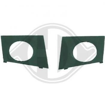 Rejilla de Ventilación para Parachoques DIEDERICHS 4464144 con Soporte para Proyector Antibrouillard