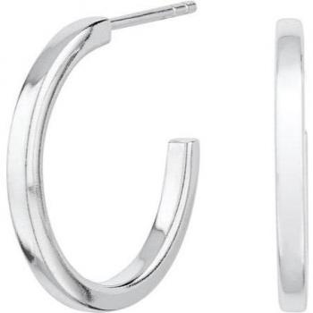 Pendientes de Aro Itemporality City Plata con Brazo Rectangular SEA-100-155-02 20mm para Mujer