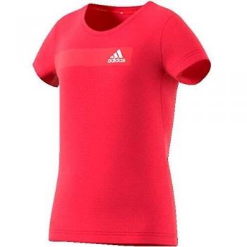 adidas Yg TR Cool tee Camiseta, Niñas, Rojo, 152