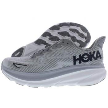 HOKA Clifton 9 Men's Road Running Shoes - Harbor Mist/Black, Size 48