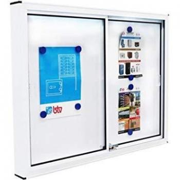 BTV BTV Tablon Anuncios BTV Vitrina Anuncios Aluminio Blanco 700X920 mm 11210