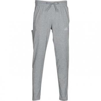 Pantalón largo Adidas Essentials Single Jersey Tapered Open Hem 3S gris blanco - XS