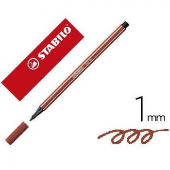Rotulador stabilo acuarelable pen 68 sanguina 1 mm