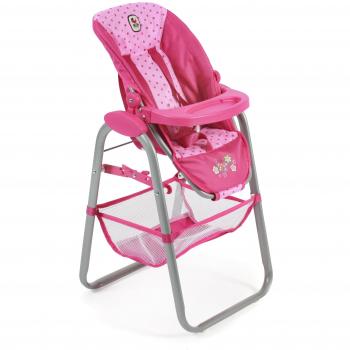 Trona para Muñecas Desmontable con Lunares Rosa Bayer Chic 2000