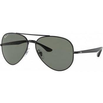 Ray-Ban RB3675 002/58 Black/Green Polarised Sunglasses