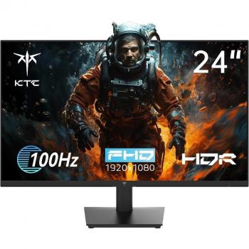 Monitor KTC H24V13 de 23,8 pulgadas 100 Hz 1920 x 1080 AdaptiveSync VESA Ajuste de inclinación para montaje en pared