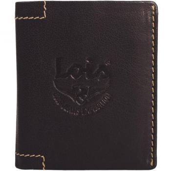 LOIS - 28320 BILLETERO DE PIEL TEXAS, Color Negro