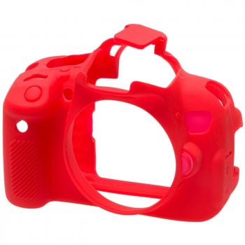 Easycover ECC650DR - Funda de silicona para Canon 650D/700D, color rojo