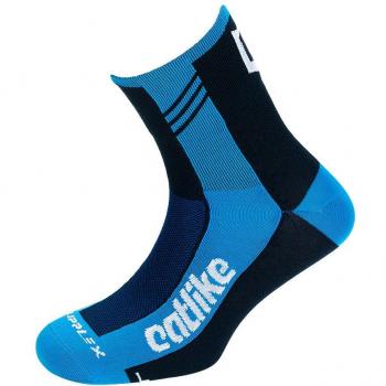 Catlike 37º Summer Time - Calcetines de ciclismo, color azul / negro, talla L