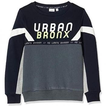 NAME IT Nkmromano LS Swe BRU suéter, Gris
