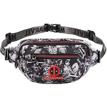 KARACTERMANIA Deadpool Antihero-Riñonera Glaze, Color Gris