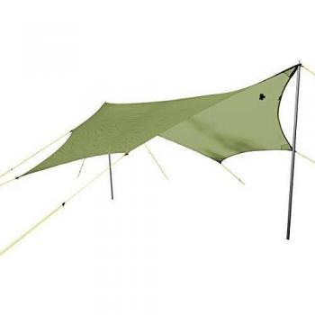 Toldo de Camping Wechsel Wing M Zero-G 300x325x225cm - Lona Impermeable Verde para Protección Solar y Lluvia