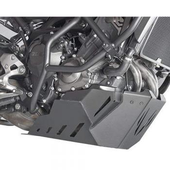 GIVI Cubrecarter Protector de Motor Específico en Aluminio Anodizado Negro para Yamaha MT-09 Tracer (2015-2017)