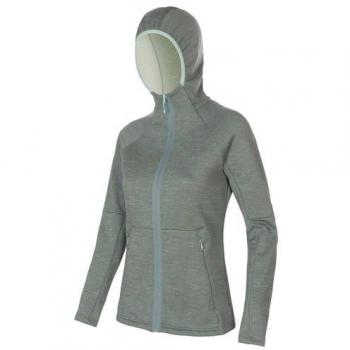Chaqueta con capucha Trangoworld Libar verde oscuro mujer - S