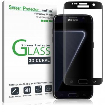 amFilm Protector de Pantalla Galaxy S7 Edge, Cobertura Total