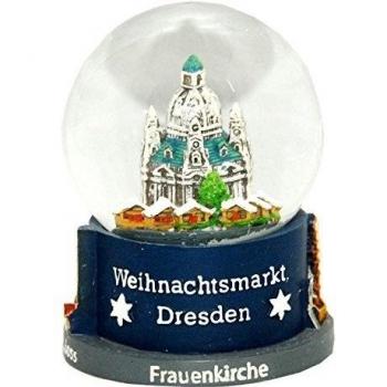 30020 Schneekugelhaus Snowglobe Bola de Nieve como Souvenir de la Ciudad Dresden
