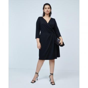 Vestido corto de punto con lurex Couchel