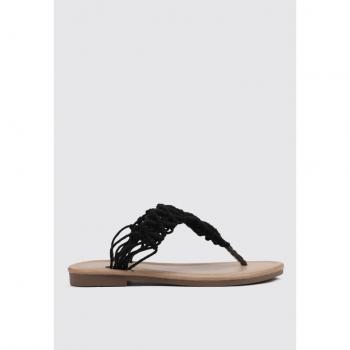 Sandalia Plana Limma GALLURA para mujer en color Negro, talla 39