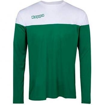 Kappa MARETO LS Camiseta de equipación, Hombre, Verde/Blanco, XL
