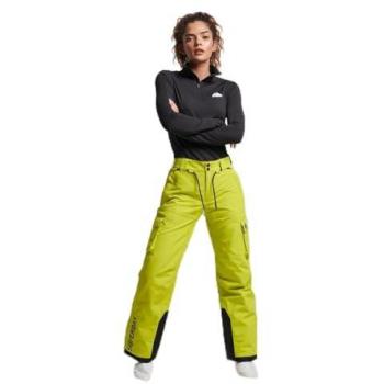 Pantalón largo Superdry Ultimate Ski verde mujer, Casual, Deportivo, Nieve, Poliéster Reciclado, Sostenible