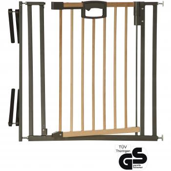 Barrera de rejilla Geuther Easylock natural/negro Talla:84,5-92,5 cm