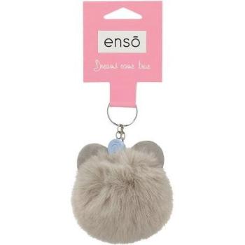 Llavero Enso pompón gris orejitas