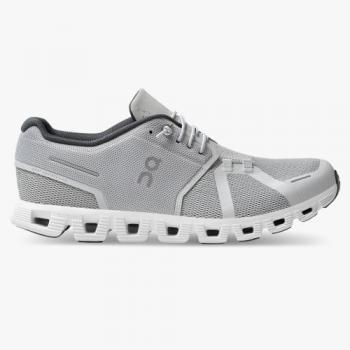 On Cloud 5 Men's Running Sneakers - Glacier White/Gray, Size 42.5