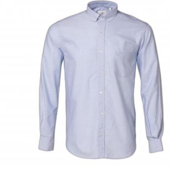 Serge Blanco Solid Color Long Sleeve Shirt