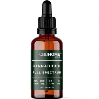 Aceite CBD 20% Full Spectrum - Bases ecológicas de Aceite de Coco y Cáñamo - Enriquecido con 20% CBD Espectro completo y Omega 3-6-9 - Fabricado UE - 30
