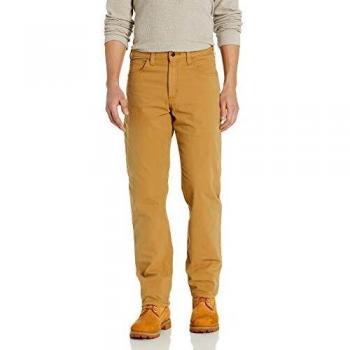 Carhartt Men's Medium Hickory Cotton/Spandex Rugged Flex 5-Pocket Work Pants (32x32)