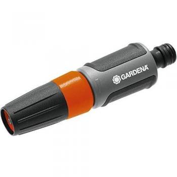 Pulverizador de limpieza GARDENA: pulverizador de agua con forma de chorro continuamente ajustable, para pulverización, parada de agua, resistente a las heladas