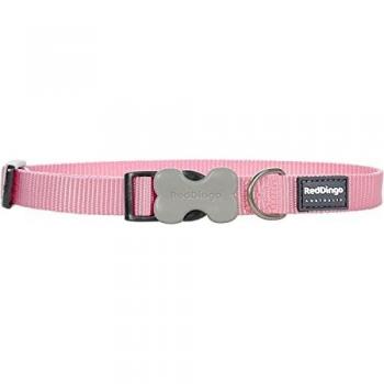 Red Dingo Collar liso perro, Rosa