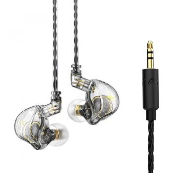 Auriculares Inalámbricos QKZ ZXT EDX PRO con Graves HIFI, Monitor de Oído, Cancelación de Ruido y Diseño Deportivo