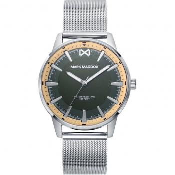 Reloj Mark Maddox Hombre Canal con caja bicolor y malla milanesa de acero