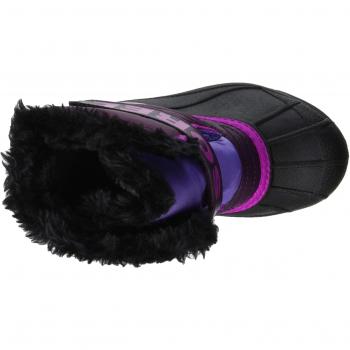 Sorel Childrens Snow Commander, Botas Unisex Niños, Morado Dahlia, Paisley Purple 562, 25 EU
