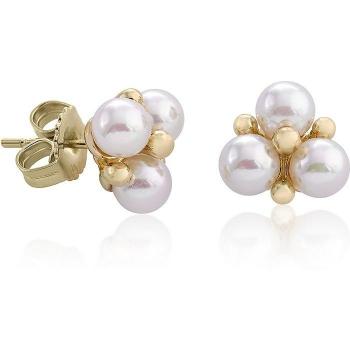 Pendientes Vega Majorica en plata dorada con perlas blancas de 5mm - Elegancia y estilo atemporal