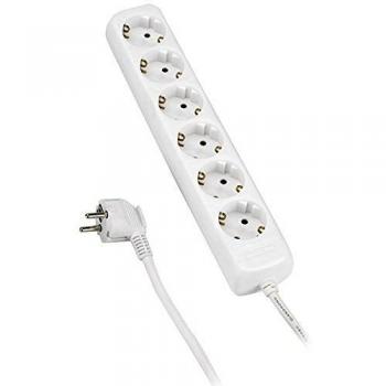 Alyco - Regleta de 6 Enchufes, Cable de 1.4 m - 199456