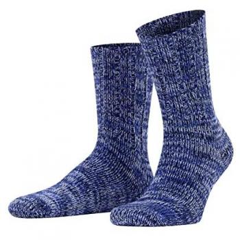 Falke Brooklyn Organic Cotton Heavy Weight Socks - Marine, Size: 8.5-11 (43-46)