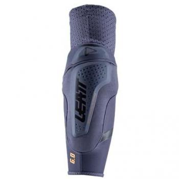 Leatt 3DF 6.0 Protectores de codo de motocross transpirables - Azul - Talla M