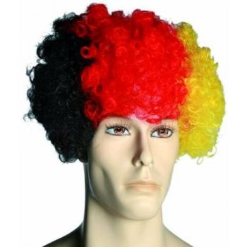 Genérico - Peluca Afro Bandera de Alemania