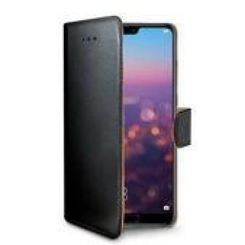 Celly Wally748 Funda Cartera Negra para Huawei P20 14.7 cm (5.8)